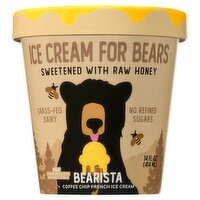 Ice Cream For Bears Bearista Coffee Chip French Ice Cream