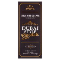 Regal Palate Dubai Style Pistachio Milk Chocolate, 3.35 oz