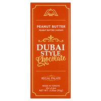 Regal Palate Dubai Style Peanut Butter Chocolate, 3.35 oz