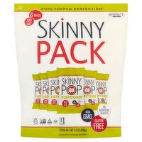 Skinny Pop Skinny Pack Popcorn, 6 count, 3.9 oz