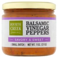 Fourth Creek Food Co. Savory & Sweet Balsamic Vinegar Peppers, 11 oz