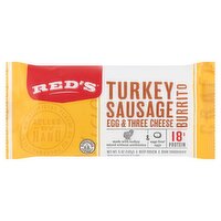 Red's Turkey Sausage Egg & Three Cheese Burrito, 5 oz