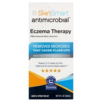 SkinSmart Antimicrobial Eczema Therapy Gentle Spray Relief, 8 fl oz, 8 Fluid ounce