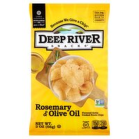 Deep River Snacks Rosemary & Olive Oil Flavored Kettle Cooked Potato Chips, 2 oz