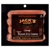 Jack's Gourmet Spicy Mexican Style Chorizo Sausage, 12 oz