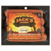 Jack's Gourmet Spicy Southwestern Style Sausage, 12 oz