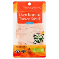 Tirat Zvi Thinnies Oven Roasted Turkey Breast, 6.5 oz