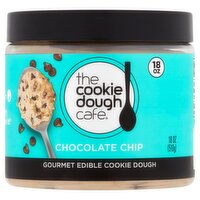 The Cookie Dough Café Chocolate Chip Gourmet Edible Cookie Dough, 18 oz