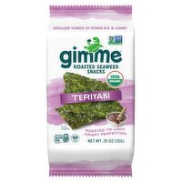 Gimme Teriyaki Roasted Seaweed Snacks, .35 oz