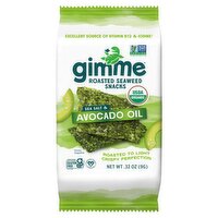 Gimme Sea Salt & Avocado Oil Roasted Seaweed Snacks, .32 oz, 0.32 Ounce