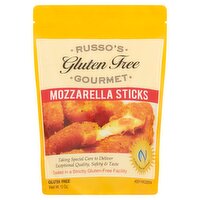 Russo's Gluten Free Gourmet Mozzarella Sticks, 12 oz