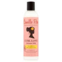 Camille Rose Curl Love Rice Milk & Macadamia Oil Moisture Milk Leave In, 8 oz