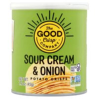 The Good Crisp Company Sour Cream & Onion Potato Crisps, 1.6 oz