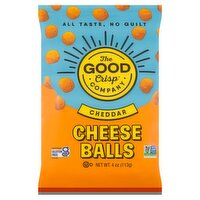 The Good Crisp Company Cheddar Cheese Balls, 4 oz