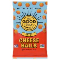 The Good Crisp Company Spicy Cheese Balls, 4 oz