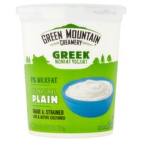 Green Mountain Creamery Plain Greek Nonfat Yogurt, 32 oz