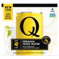 Q Premium Tonic Water, 7.5 fl oz, 4 count