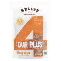 Kellys Family Foods Four Plus Honey Maple Small Batch Granola, 12 oz