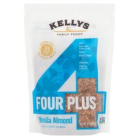 Kellys Family Foods Four Plus Vanilla Almond Granola, 12 oz