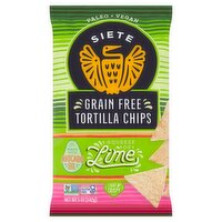 Siete Squeeze of Lime Grain Free Tortilla Chips, 5 oz, 5 Ounce