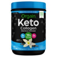 Orgain Vanilla Ketogenic Collagen Protein Powder with MCT Oil, 0.88 lb