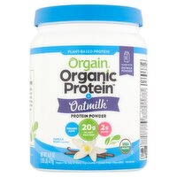 Orgain Organic Protein Oatmilk Vanilla Bean Flavored Protein Powder, 16.9 oz