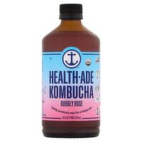 Health-Ade Kombucha Bubbly Rose Probiotic Tea, 16 fl oz