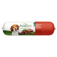 Freshpet Chunky Beef Recipe with Carrots, Peas & Brown Rice Dog Food, 6 lb, 6 Pound