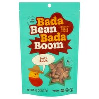 Bada Bean Bada Boom Zesty Ranch Crunchy Broad Beans, 4.5 oz