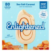 Enlightened Sea Salt Caramel Light Ice Cream Bars, 3.75 fl oz, 4 count, 14 Fluid ounce