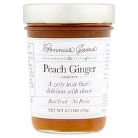 Bonnie's Jams Peach Ginger Conserve, 8.75 oz