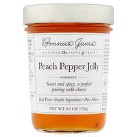 Bonnie's Jams Peach Pepper Jelly Conserve, 9.0 oz