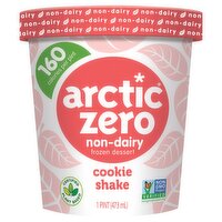 Arctic Zero Cookie Shake Non-Dairy Frozen Dessert, 1 pint