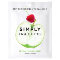 Simply Sour Apple and Cherry Fruit Bites, 1.8 oz, 1.8 Ounce