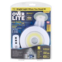 Over Lite Ultra 3X White COB LED Wireless Remote Motion-Activated Ceiling/Wall Light