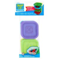 Snap Lid Containers, 4 count