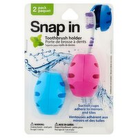 Snap in Toothbrush Holder, 2 count, 2 Each