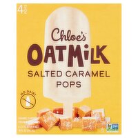 Chloe's Oatmilk Salted Caramel Frozen Dessert Pops, 2.5 fl oz, 4 count