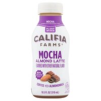 Califia Farms Mocha Almond Latte, 10.5 fl oz, 10 Ounce