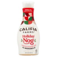 Califia Farms Holiday Nog Almondmilk Limited Edition, 48 fl oz