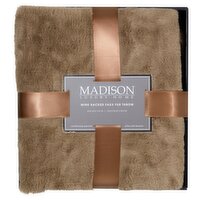 Madison Luxury Home Mink Backed Faux Fur Throw