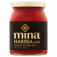 Mina Harissa Mild Moroccan Red Pepper Sauce, 10 oz, 10 Ounce