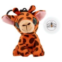 Jacent Bee Fun Giraffe Plush Keychain