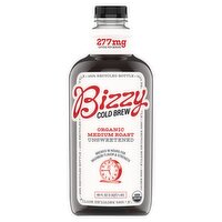 Bizzy Organic Medium Roast Unsweetened Cold Brew, 48 fl oz