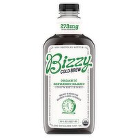 Bizzy Unsweetened Organic Espresso Blend Cold Brew, 48 fl oz