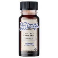 Bizzy Double Espresso Dark Roast Coffee Shot, 2 fl oz