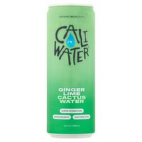 Cali Water Ginger Lime Cactus Water, 12 fl oz