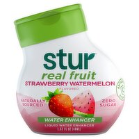 Stur Real Fruit Strawberry Watermelon Flavored Liquid Water Enhancer, 1.62 fl oz