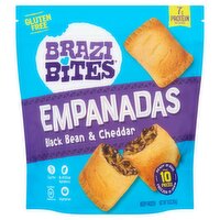 Brazi Bites Black Bean & Cheddar Empanadas, 10 count, 10 oz, 10 Ounce