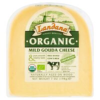 Landana Organic Mild Gouda Cheese, 7 oz